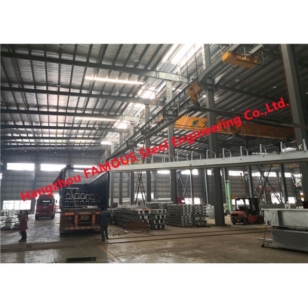 560 Tons Galvanized Steel Structure Members For Bridge Exported