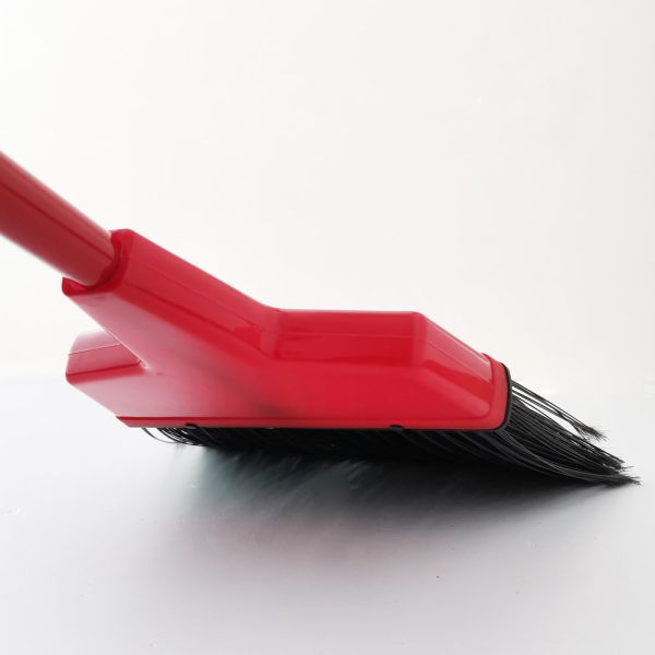 13" Dust Push Broom Large Precision Angle Broom Metal Handle
