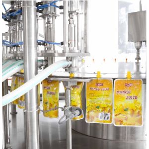 Automatic Spout Pouch Filling Capping Machine