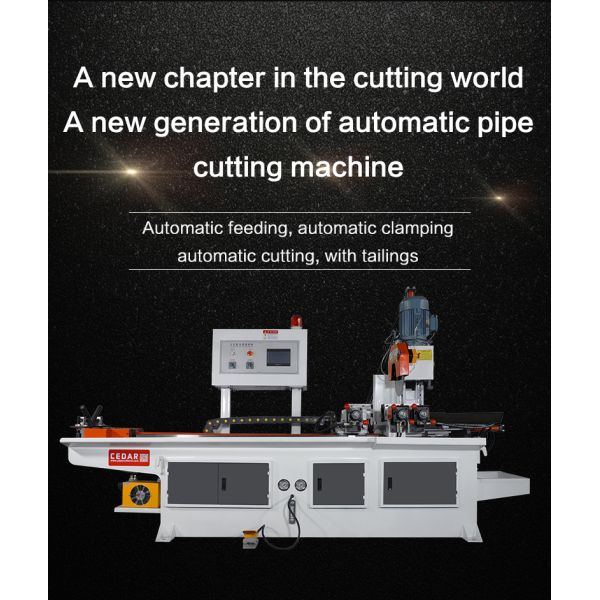 Cader 350CNCServo Automatic Feeding Small square Pipe Cutting Machine 90 Degree Pipe Cutting Machine Price Factory Direct Sales