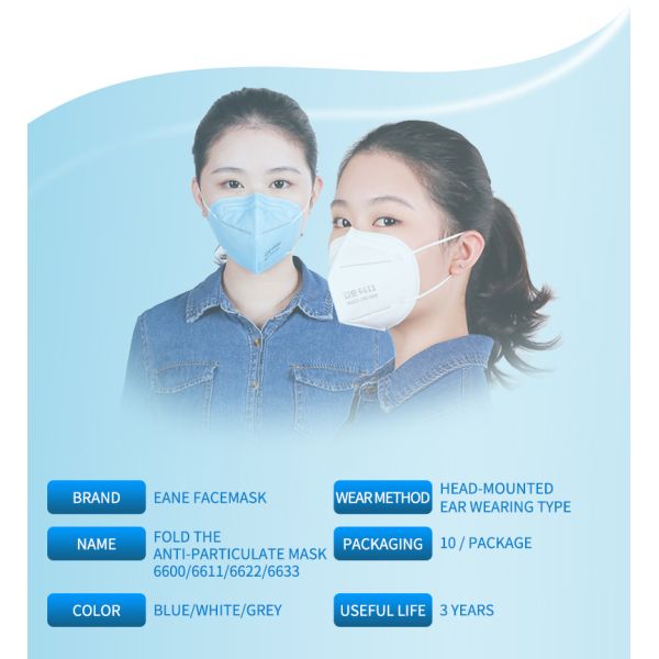4 Ply Meltblown Disposable KN90 Particulate Filtering Mask