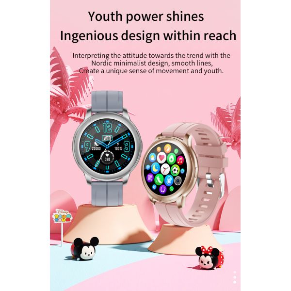 IP67 Waterproof BLE Smart Watch Alarm Clock Sleep Tracker Support Android IOS CF22