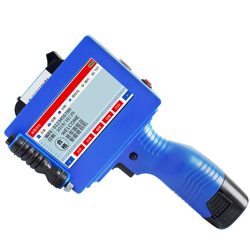 Portable Handheld Inkjet Printer with Mini Intelligent Operation 105*72*49 Dimensions