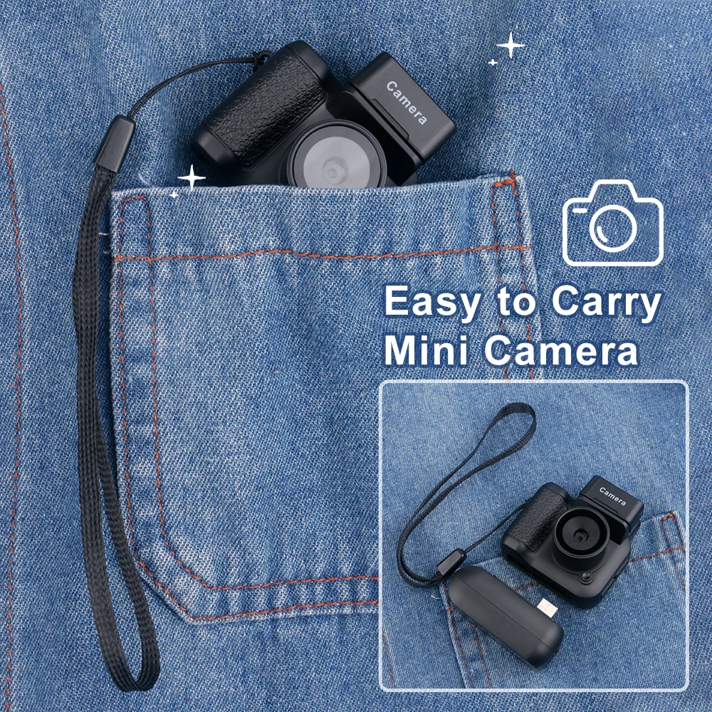 Portable Small Compact CMOS Mini Pocket Camera HD 1080p 20MP