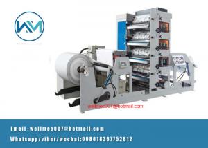 RY series 4 colors thermal paper jumbo rolls flexo Printing Machine