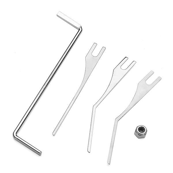 High Quality Black Auto Lock Pick Set 10pcs Double Side Lock Pick Tools