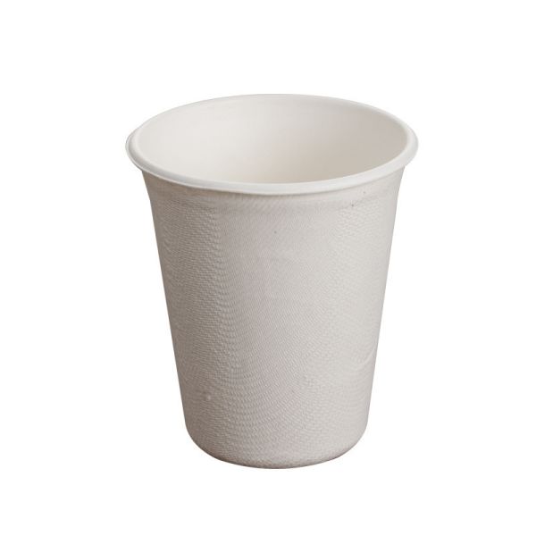 Customized Biodegradable Sugarcane Bagasse Coffee Cups for Hot or Cold Drinks Eco-Friendly