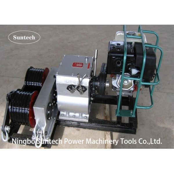 5 Ton Double Capstan Cable Winch Puller With Honda GX390 Engine 13HP