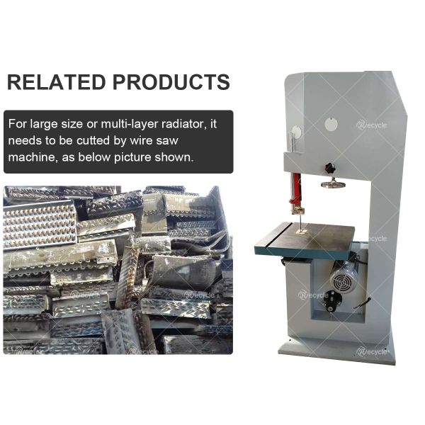 Radiator Copper And Aluminum Separator Radiator Separating Machine