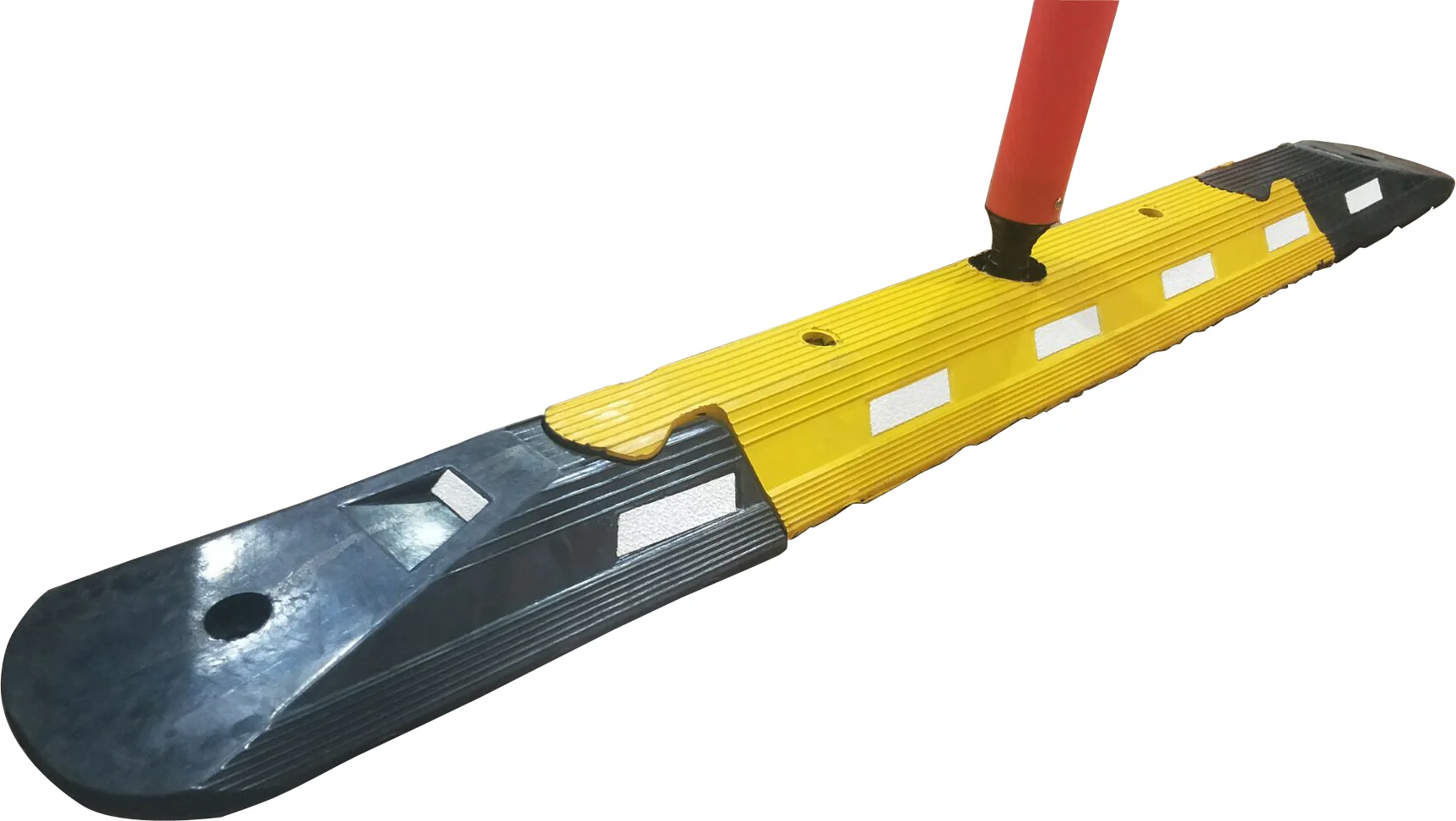 Traffic Road Delineator Post Diviner High-Intensity Prismatic Reflective Flexible 90cm Rubber Base Connecting Heavy Duty