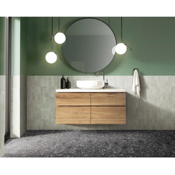 Light Green Modern Ceramic Wall Tiles 400x800mm
