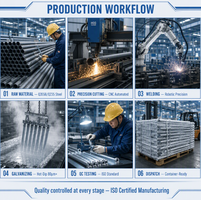 High Precision Cast Ringlock Rosette Components With Heavy Load Capacity