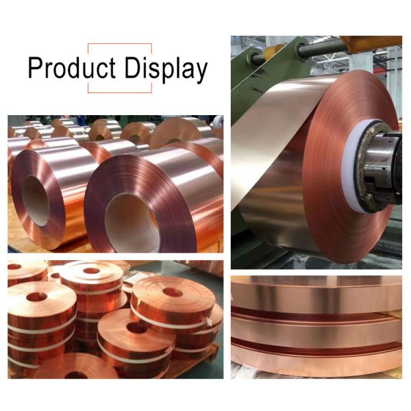 Customizable Thickness Range Copper Strips C11000 C10200 for Conductive Applications
