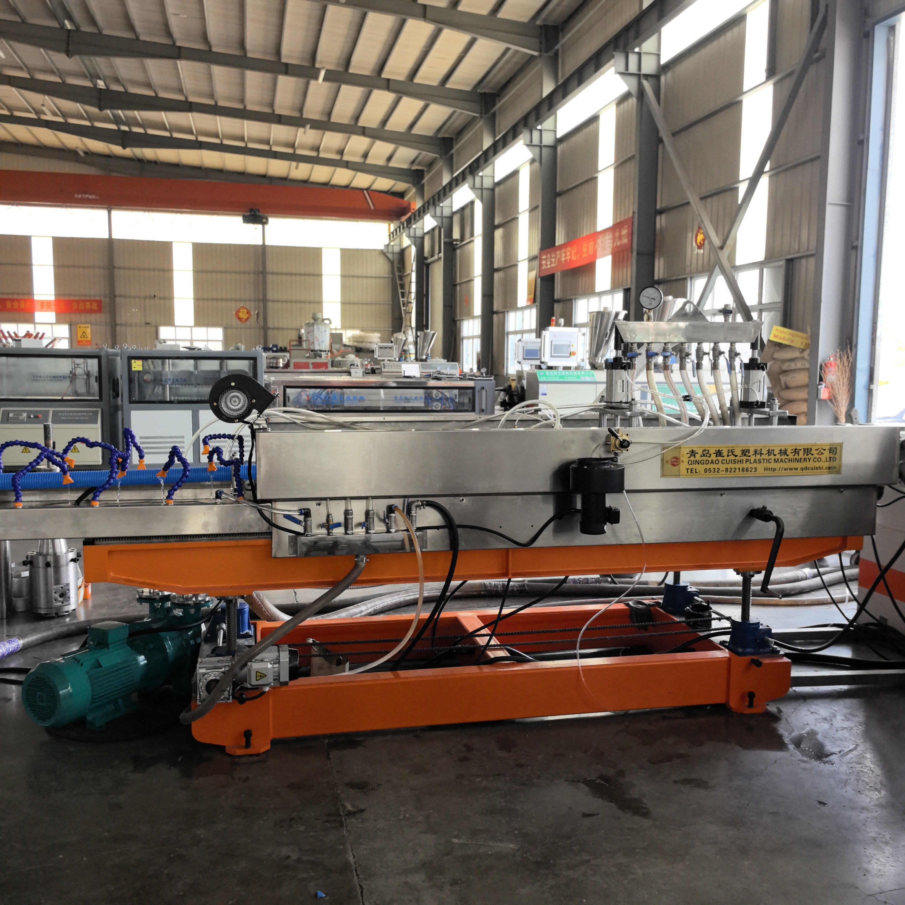 Automatic DWC Double Wall Corrugated Pipe Production Line Plastic Ventilation Pipe Extruder Manufacturing Plant