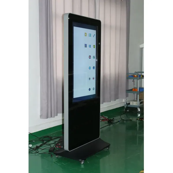 49inch Floor Standing Touch Screen Kiosk with 1920x1080 Resolution and Android OS