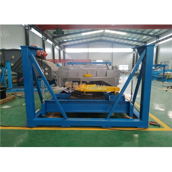 Stainless Steel Gyratory Screen Machine Circular Elliptical Linear Motion Mesh Cleaning Balls Floor Mounting