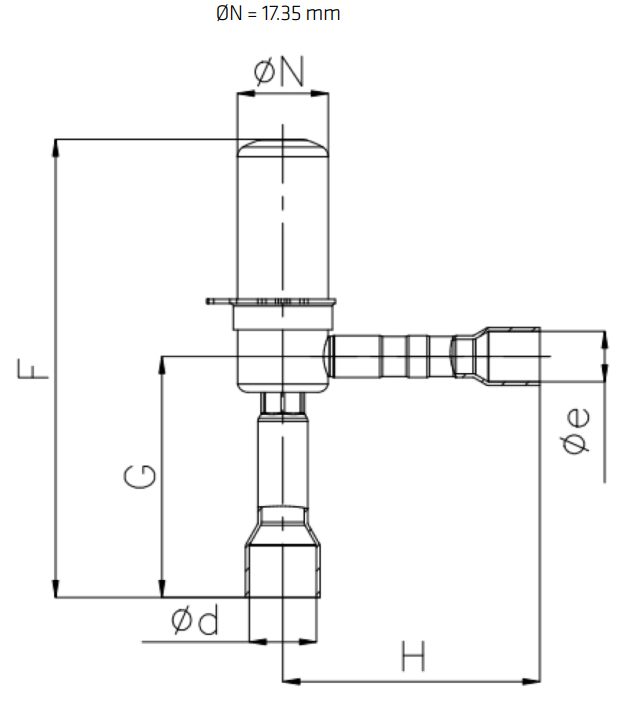 Electronic Expansion Valve LPF24-002 For Refrigeration Machine