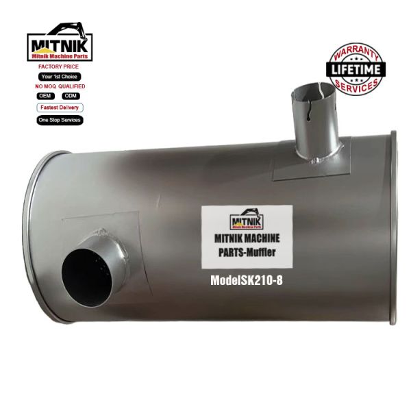 Technique Forging Casting Engine Muffler Pipes And Accessories for SK210-8 Excavator