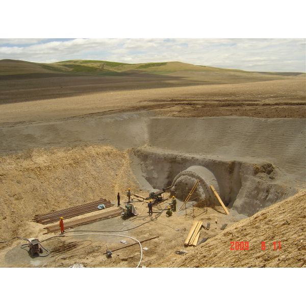Construciton Water Drilling Rig Large Torque Long Stroke Skid Mounted