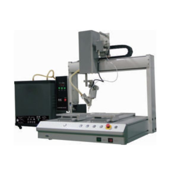 Double Y 5-600mm/sec Automated Soldering Machine With Smoke Filter System