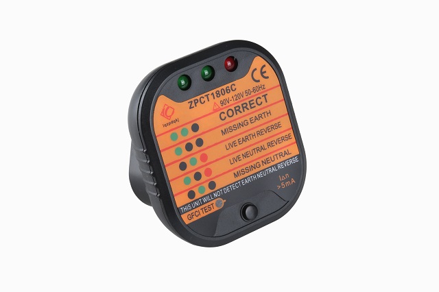 High Quality UK/EU-/US Electrical Socket Tester With LED Indicator Outlet Tester for Grounding