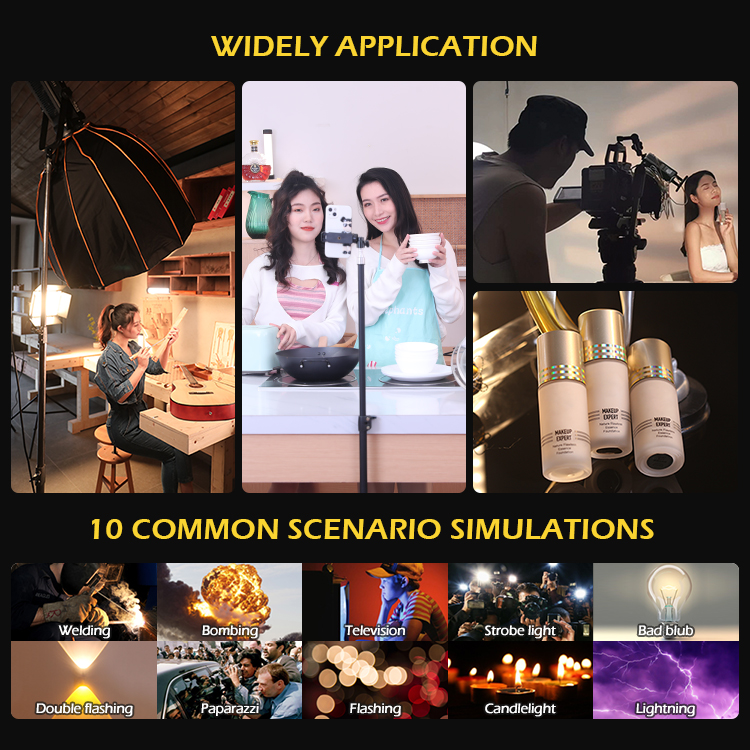 Yidoblo New Portable LED Video Light 100W Camera Accessories Suitable for Outdoor and Indoor Photography Fill Light