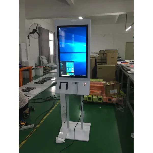 32 Inch Android Payment Kiosk with 80mm Printer and POS Holder
