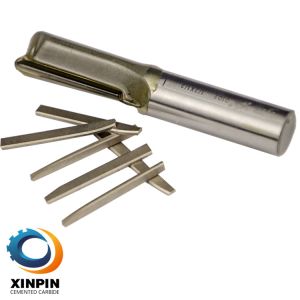 Quality Polishing Tungsten Carbide Router Bits Solid Hardened Metal Alloy Body for sale