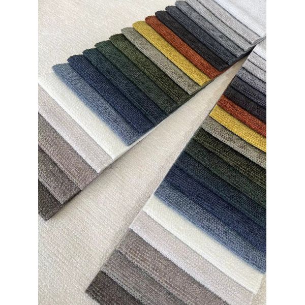 100% Polyester Chenille Woven Fabric Machine Washable For Sofa Cushion
