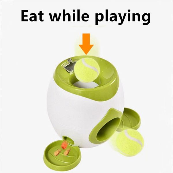 Dog Tennis Ball Launcher Pet Interactive Training Reward Machine