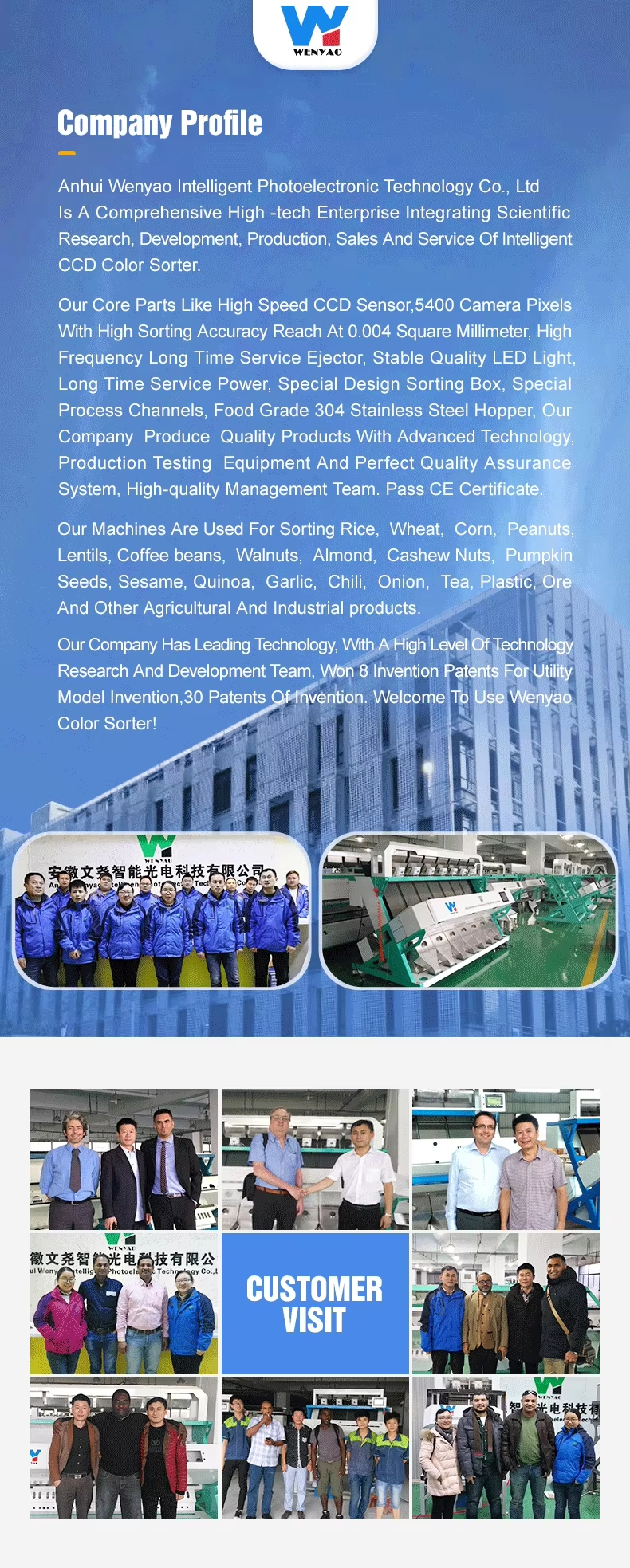 Multi-functional Plastic Flakes Color Sorter Intelligent Color Separating Machine For PET, PC, HDPE, PVC