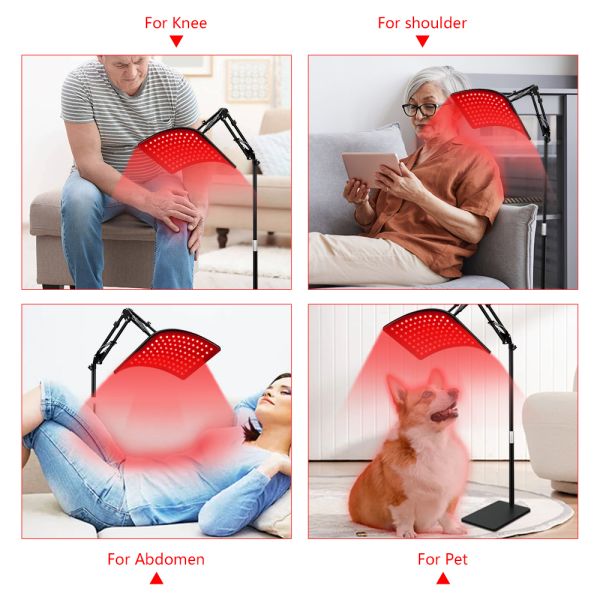 24w Red Light Therapy Panel with Stand and Stand Improved Body Function Guaranteed