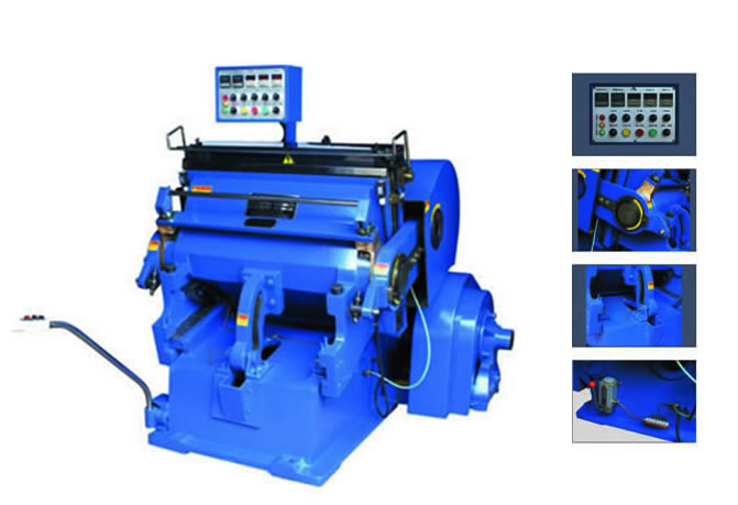 semi-automatic automatic creasing and die cutting machine