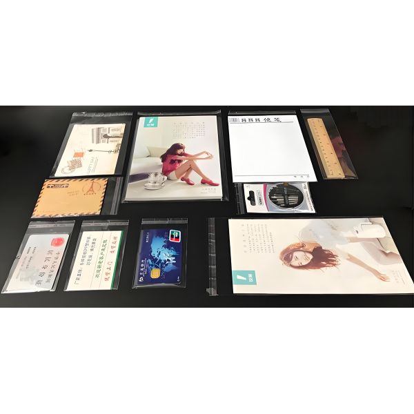 Custom Print Logo Opp Bag Transparent Self-adhesive Small Clear Poly Plastic Plain OPP Bag