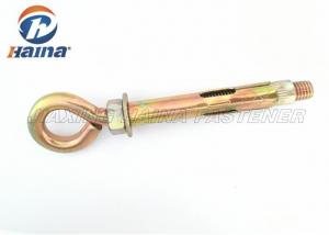 China Carbon Steel M6-M30 Eye Sleeve Yellow Zinc Plated Concrete Anchor Bolt on sale
