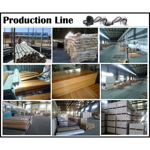 Environmentally Friendly and Durable Stained Bamboo Flooring with SGS Certification
