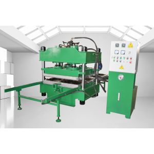Automatic Push-Out Device Rubber Tile Vulcanizing Press