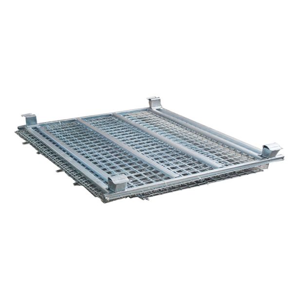 500kg Pallet Stacking SGS Collapsible Wire Mesh Container Customize Warehouse Equipment