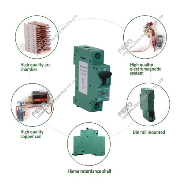 FEEO MCB 4KV 6KA Single Pole Miniature Circuit Breaker