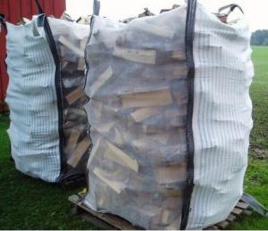 Quality Custom Ventilated Bulk Bags , PP Woven Bag for Packing Firewood for sale