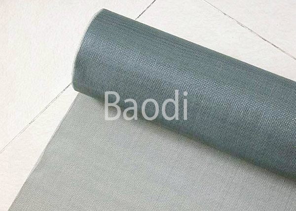 Rolled Gray Fiberglass Fly Screen Mesh Plain Weave For Door / Window Screen