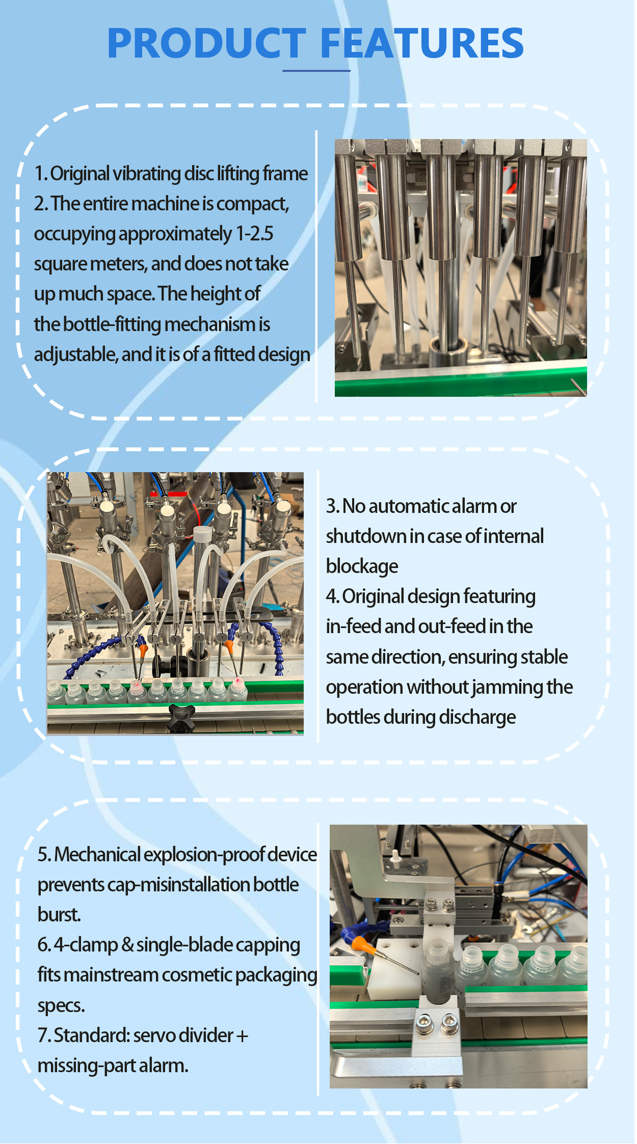 Automatic Precision Volumetric Piston Desktop Cosmetic Sample Filling Machine