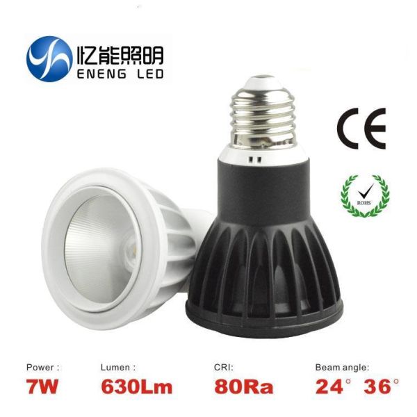 high lumens 85LM/W E27 7W 9W led par20 spot light with cob led led par20 light Track lamp to Replace 30W metal halide