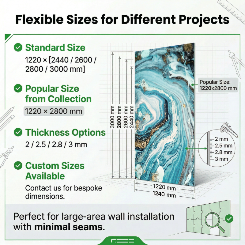 3D 5D Printing UV PVC Wall Panel sample 1