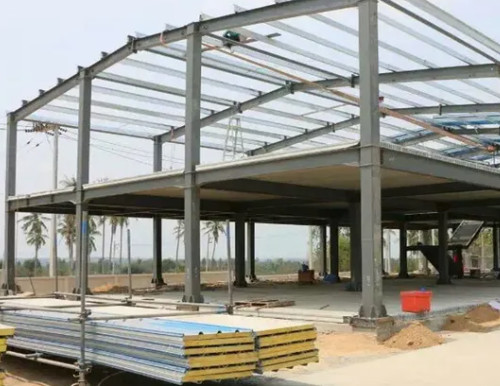 Pre-Engineered Steel Structural Frame Mechanical Parking Garage Carport