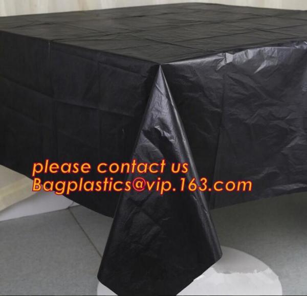 washable tablecloth clear pvc table cover,Oilproof Lace flower coating pvc tablecloth clips table cover BAGEASE BAGPLAST
