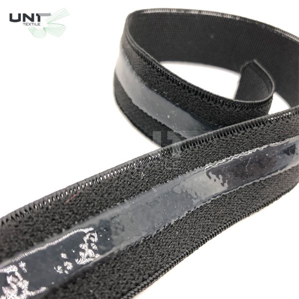 Non Slip Garments Accessories Eastic Bra Straps Polyester Binding Jacquard Shoulder