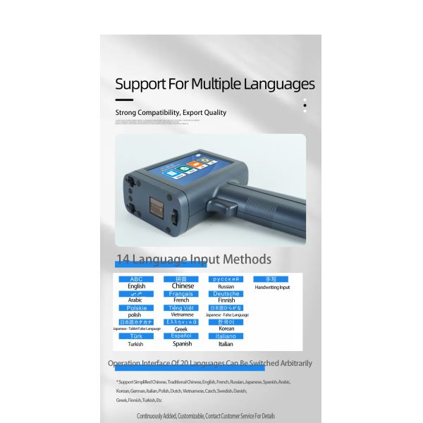 Portable Handheld Labeling Machine Words Batch Expiry Date Handheld Inkjet Printer Coding Machines Brand Logo Printing Machine