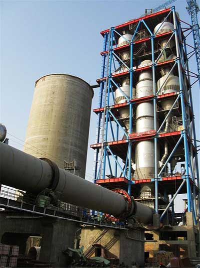 Dry Process Cement Plant Five Stage Cyclone Preheater Tower