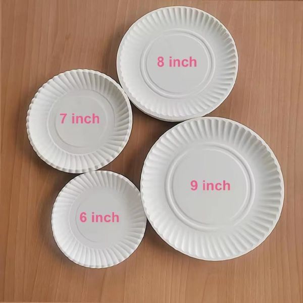 Food Packaging Party Tableware Dinnerware Set with Custom Disposable Paper Plates